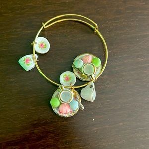 Tea set charm bracelet